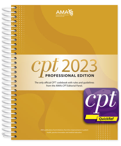 CPT® 2023 Professional Edition and CPT® QuickRef App Package